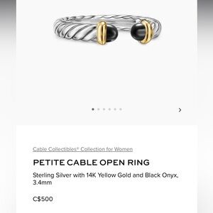 ISO Petite Cable Open Ring